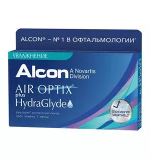 AIR OPTIX® PLUS HYDRAGLYDE (6 линз)